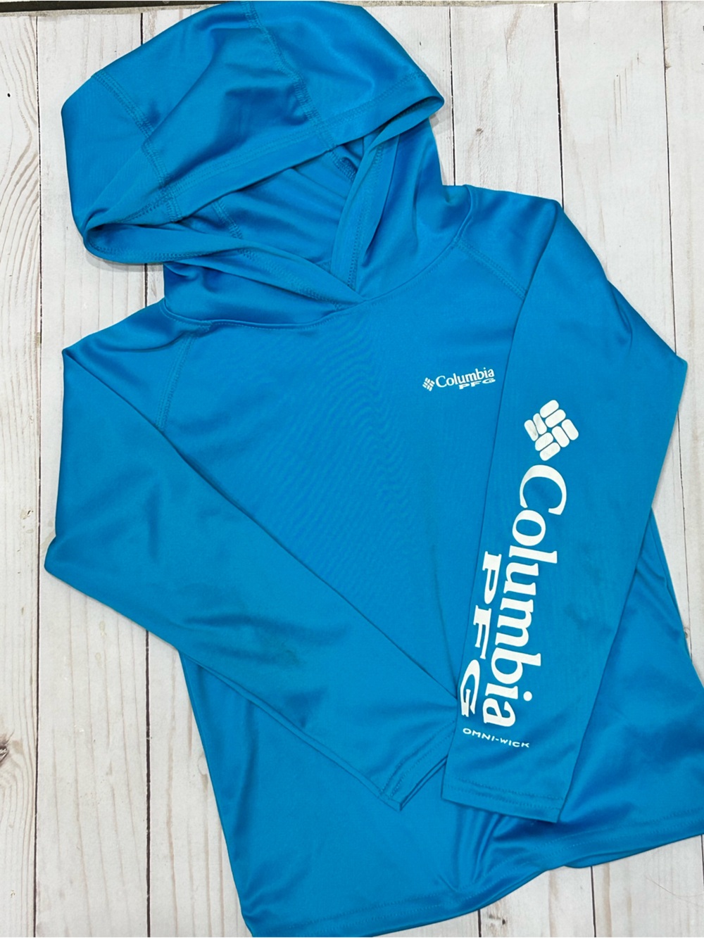 Columbia Youth Teal Performance Shirt